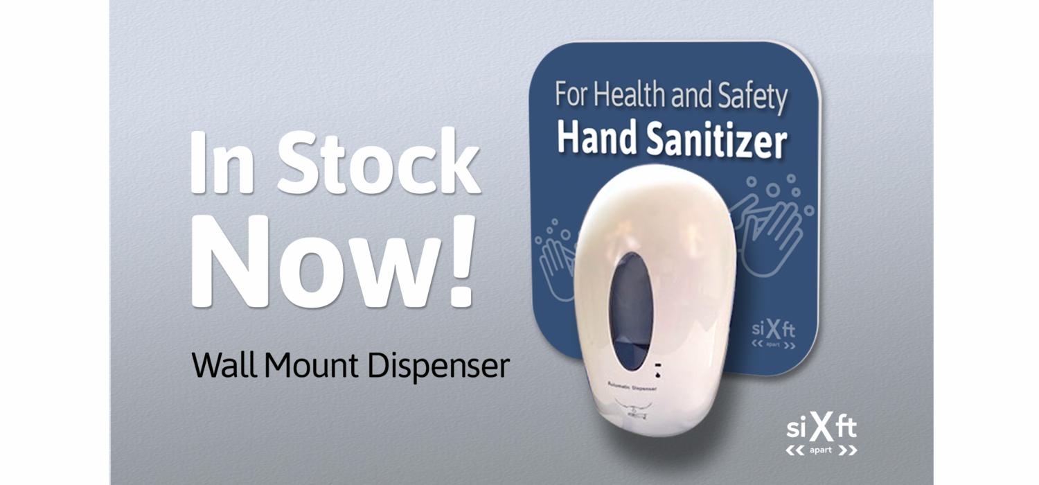 Wall-Mounted HandStand hand sanitizer