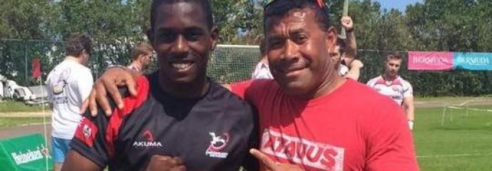 Mikle Dill and Waisale Serevi